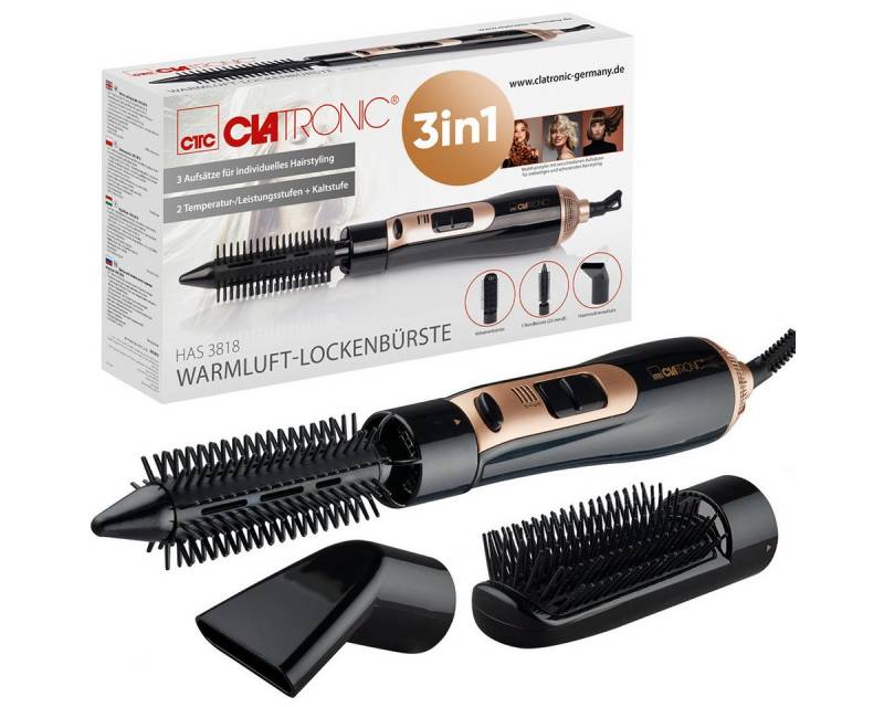 CLATRONIC Lockenstab HAS 3818, Warmluftbürste 3 Aufsätze CLATRONIC Lockenstab HAS 3818, Warmluftbürste 3 Aufsätze von CLATRONIC