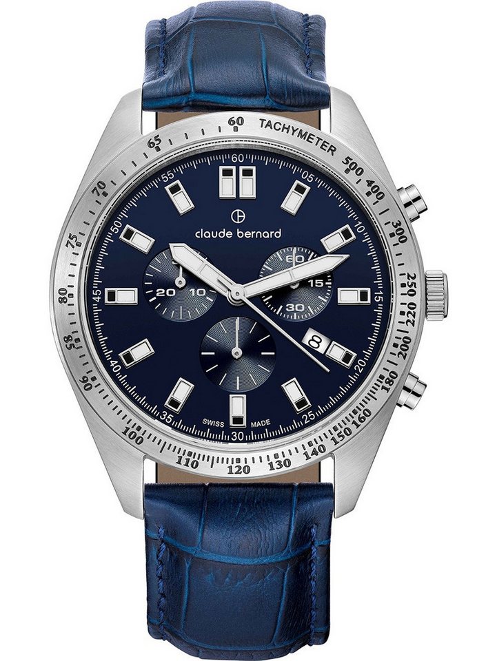 CLAUDE BERNARD Quarzuhr Claude Bernard 10247-3C-BUIN Herrenuhr ST50 Chronograph 44mm 5ATM Claude Bernard 10247-3C-BUIN Herrenuhr ST50 Chronograph 44mm 5ATM von CLAUDE BERNARD