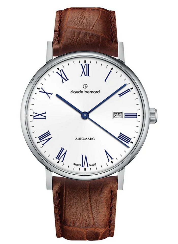 CLAUDE BERNARD Schweizer Uhr Slim Line Automatic Date von CLAUDE BERNARD
