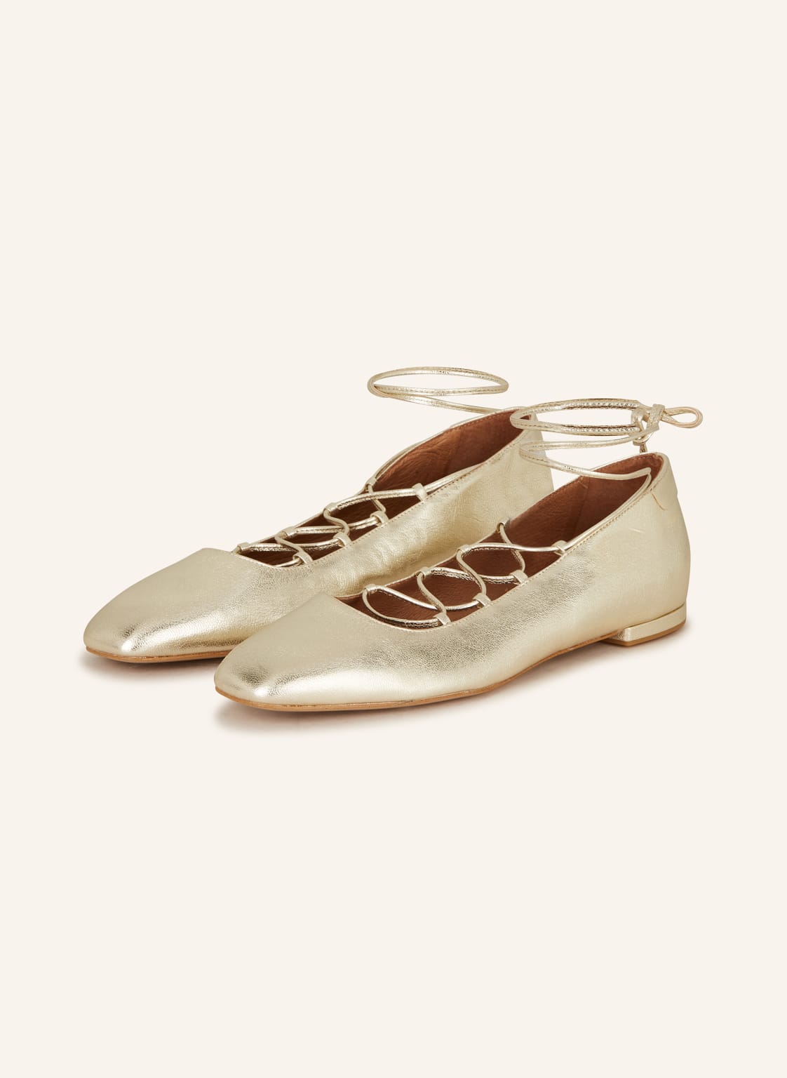 Claudie Pierlot Ballerinas gold von CLAUDIE PIERLOT