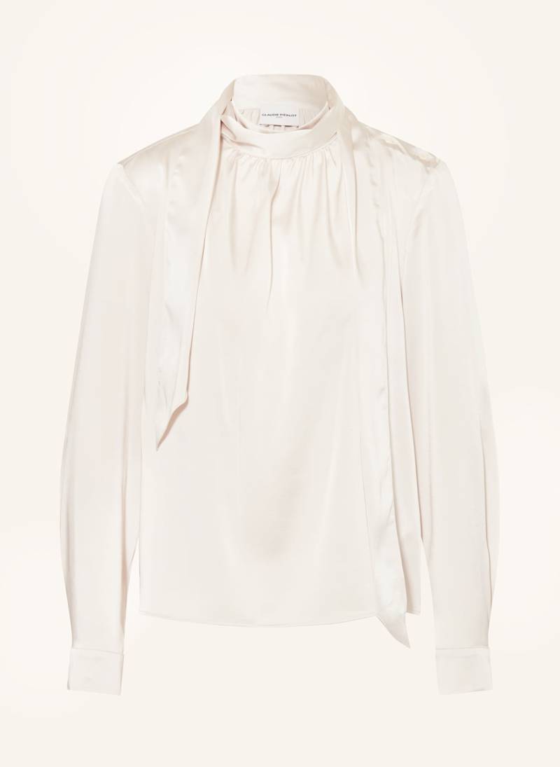 Claudie Pierlot Blusenshirt Aus Satin Mit Abnehmbarer Schluppe weiss von CLAUDIE PIERLOT