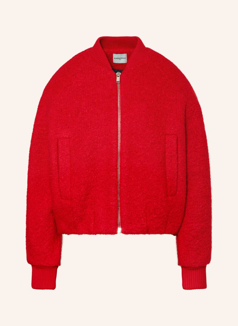 Claudie Pierlot Bouclé-Blouson rot von CLAUDIE PIERLOT