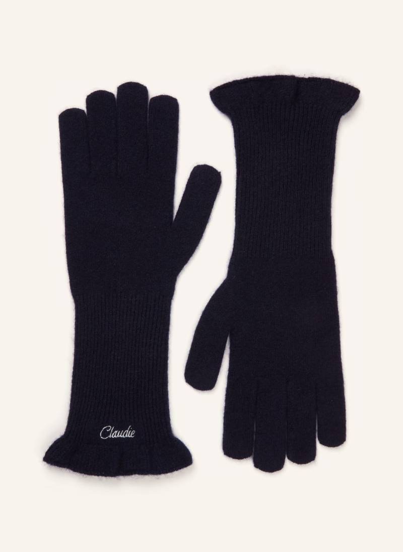 Claudie Pierlot Cashmere-Handschuhe blau von CLAUDIE PIERLOT