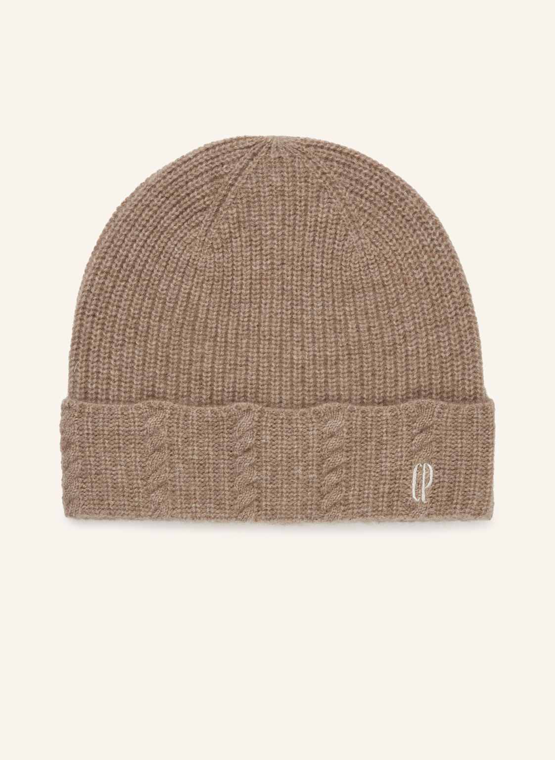 Claudie Pierlot Cashmere-Mütze beige von CLAUDIE PIERLOT
