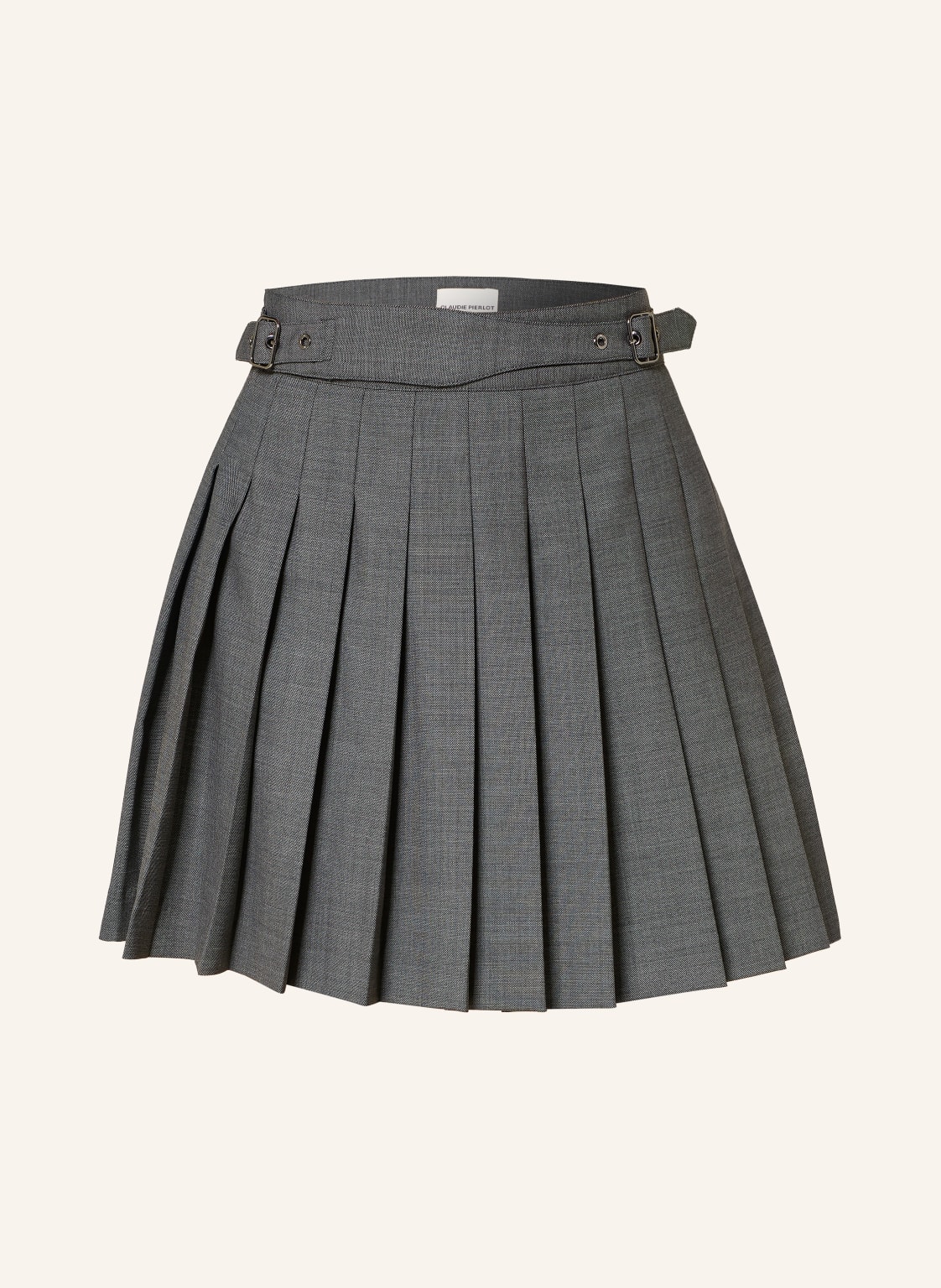 Claudie Pierlot Faltenrock grau von CLAUDIE PIERLOT