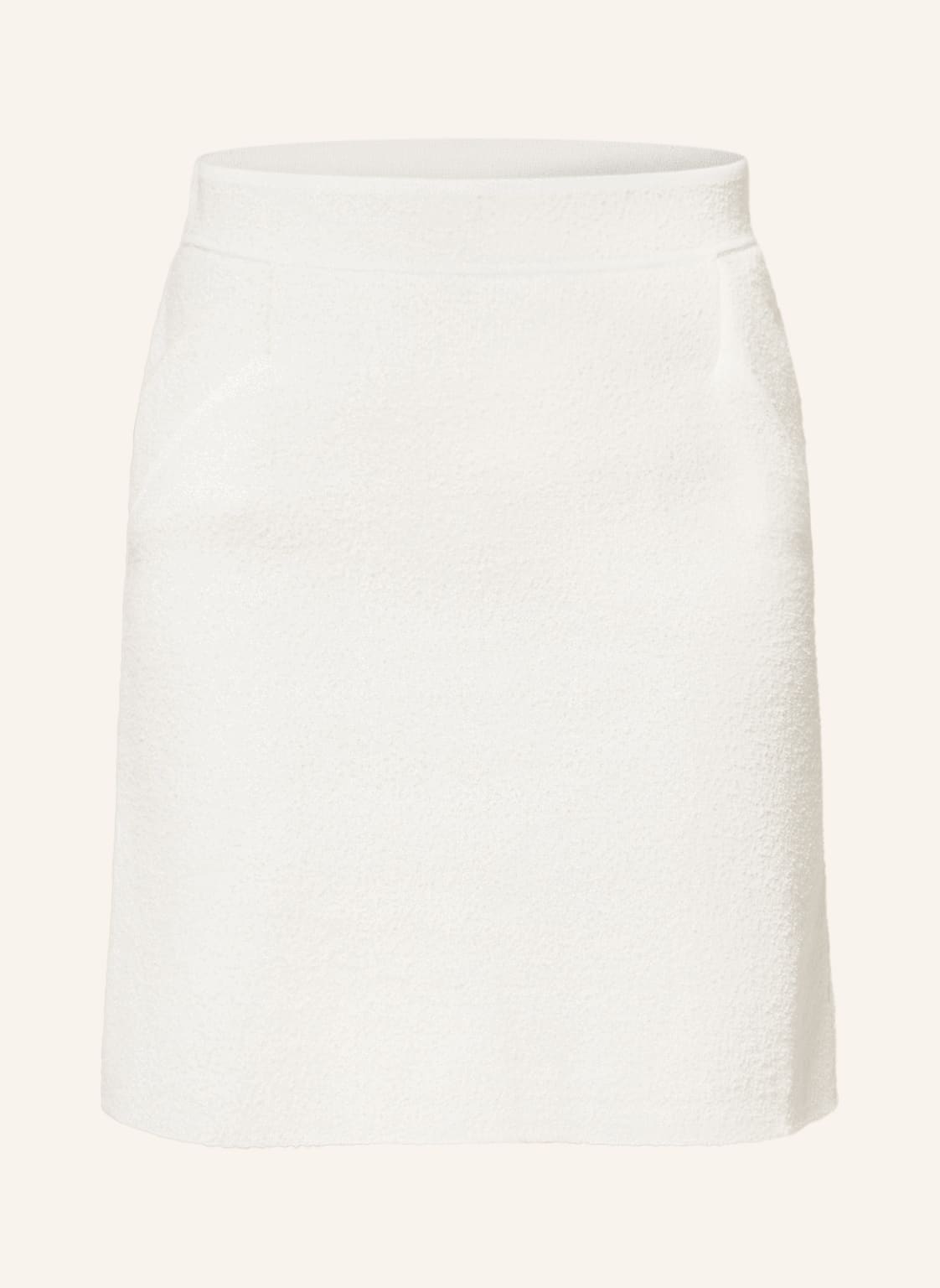 Claudie Pierlot Frotteerock weiss von CLAUDIE PIERLOT