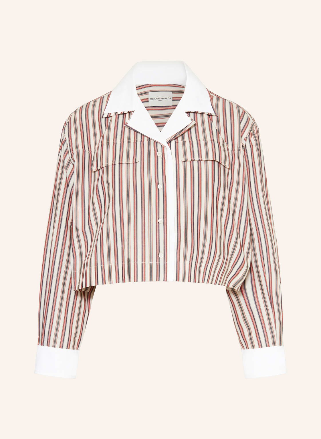 Claudie Pierlot Hemdbluse rot von CLAUDIE PIERLOT