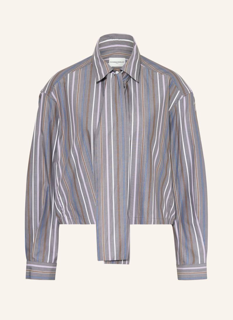Claudie Pierlot Hemdbuse Mit Abnehmbarer Schluppe grau von CLAUDIE PIERLOT