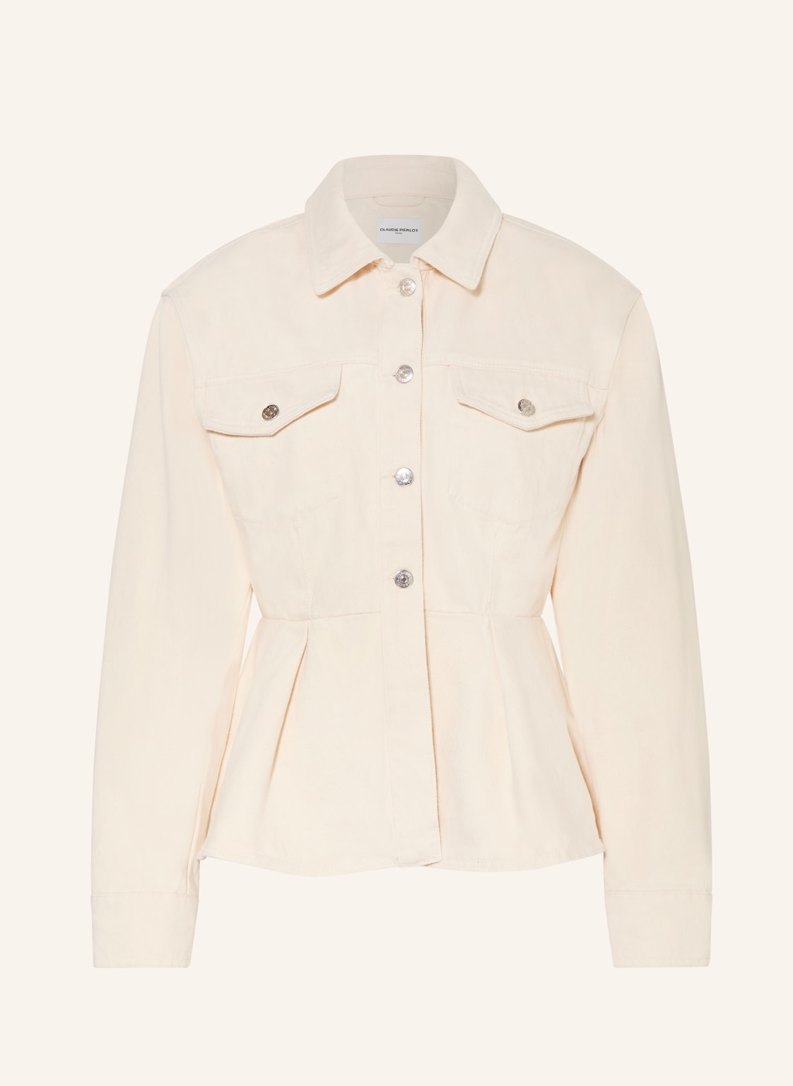 Claudie Pierlot Jeansjacke weiss von CLAUDIE PIERLOT