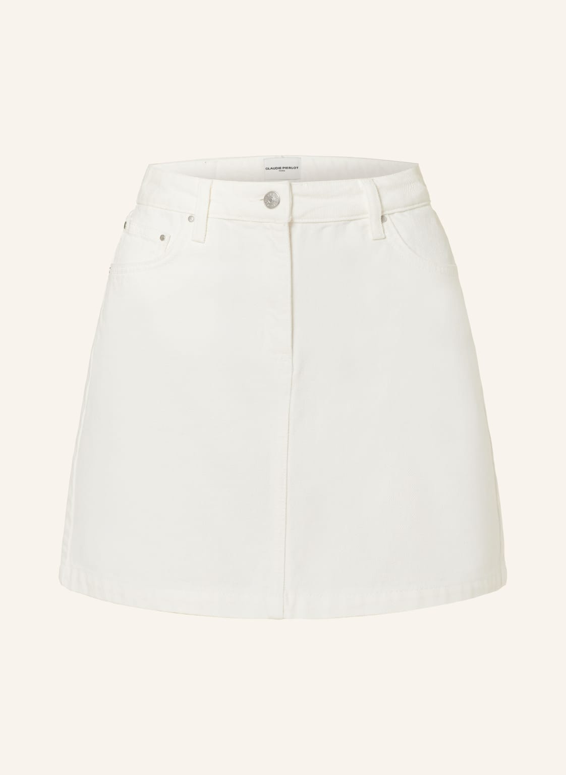 Claudie Pierlot Jeansrock weiss von CLAUDIE PIERLOT