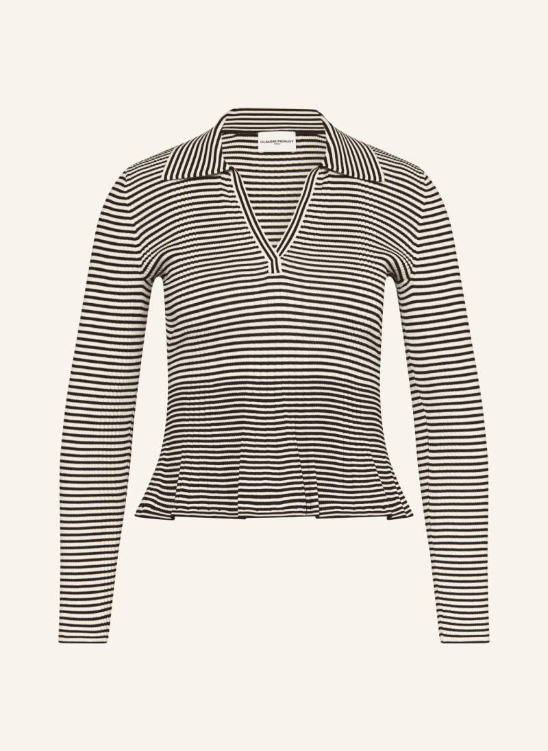 Claudie Pierlot Jersey-Poloshirt Mantessa schwarz von CLAUDIE PIERLOT