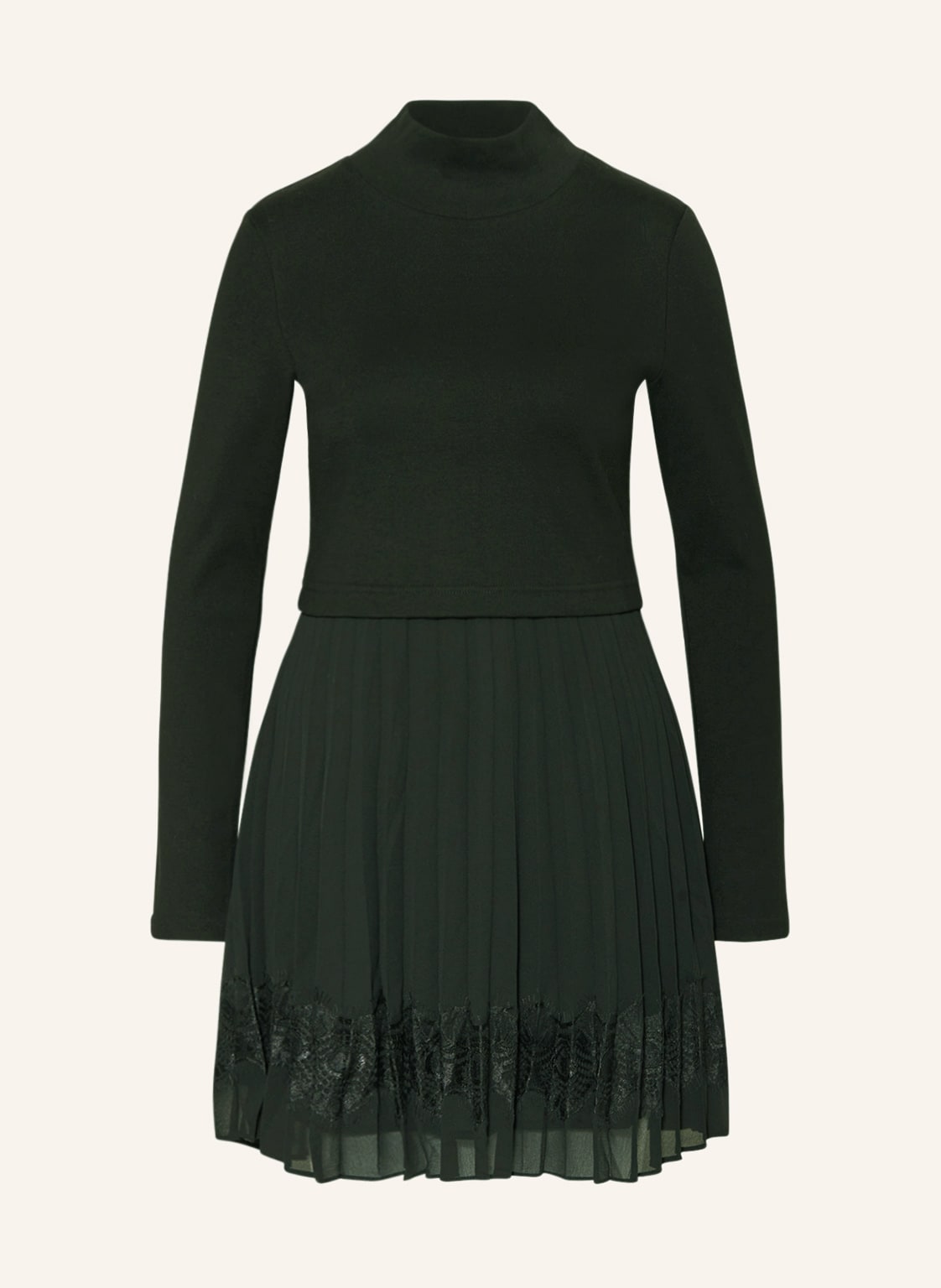 Claudie Pierlot Kleid Im Materialmix schwarz von CLAUDIE PIERLOT