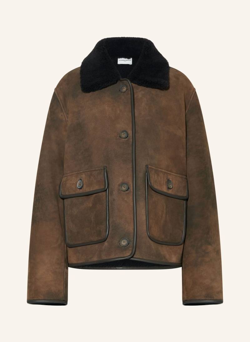 Claudie Pierlot Lederjacke braun von CLAUDIE PIERLOT