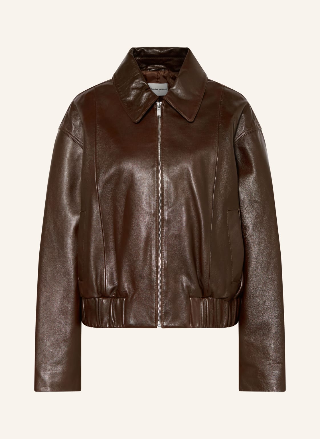 Claudie Pierlot Lederjacke braun von CLAUDIE PIERLOT