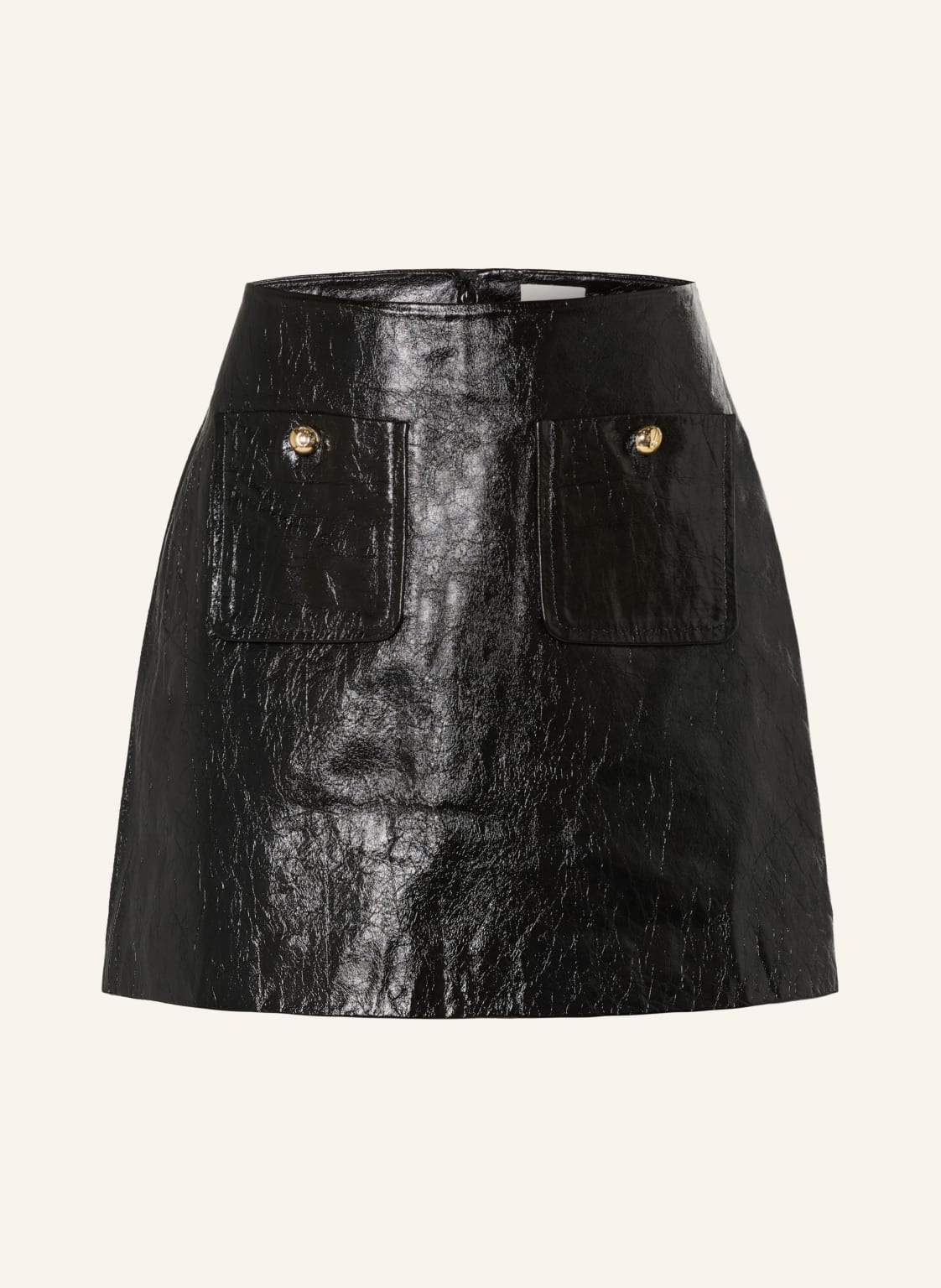 Claudie Pierlot Lederrock schwarz Claudie Pierlot Lederrock schwarz von CLAUDIE PIERLOT