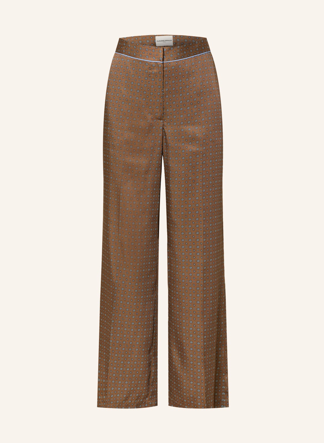 Claudie Pierlot Marlenehose Aus Satin braun von CLAUDIE PIERLOT