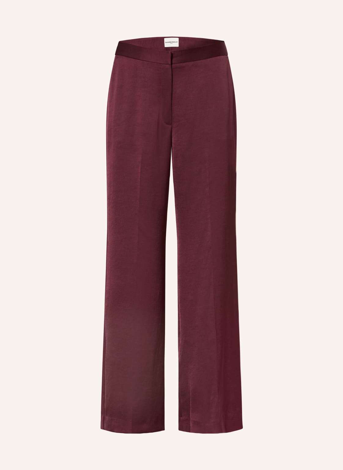 Claudie Pierlot Marlenehose Aus Satin rot von CLAUDIE PIERLOT