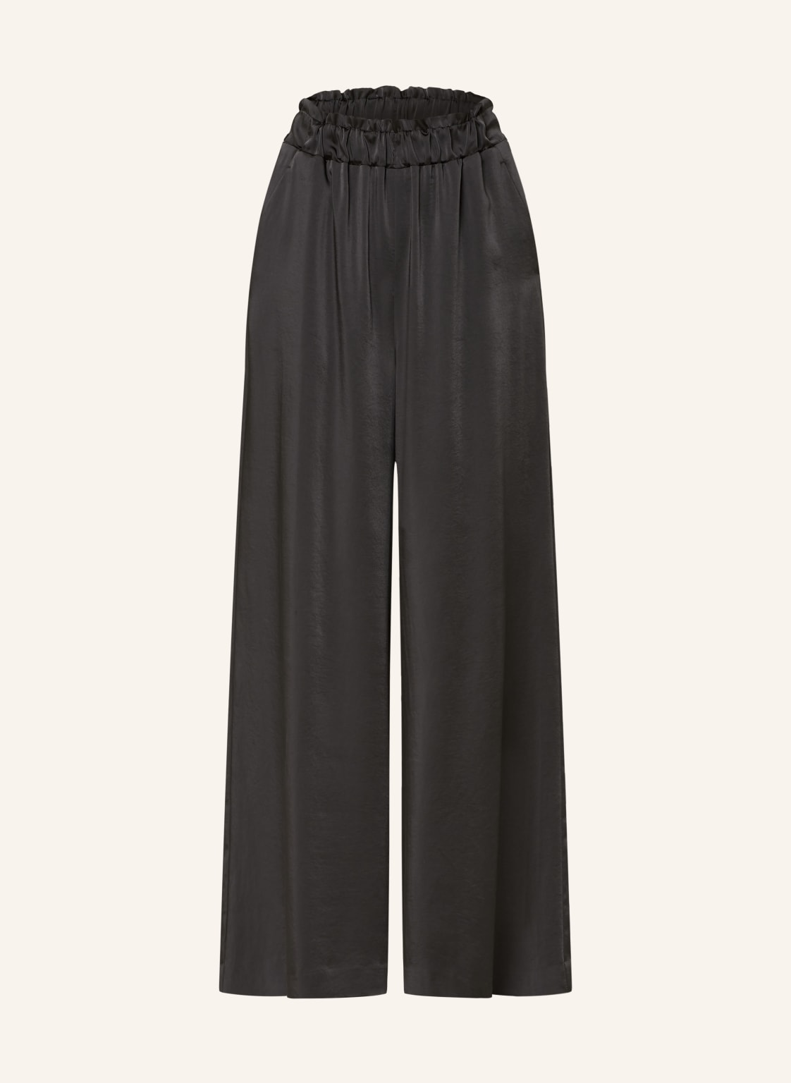 Claudie Pierlot Marlenehose Aus Satin schwarz von CLAUDIE PIERLOT