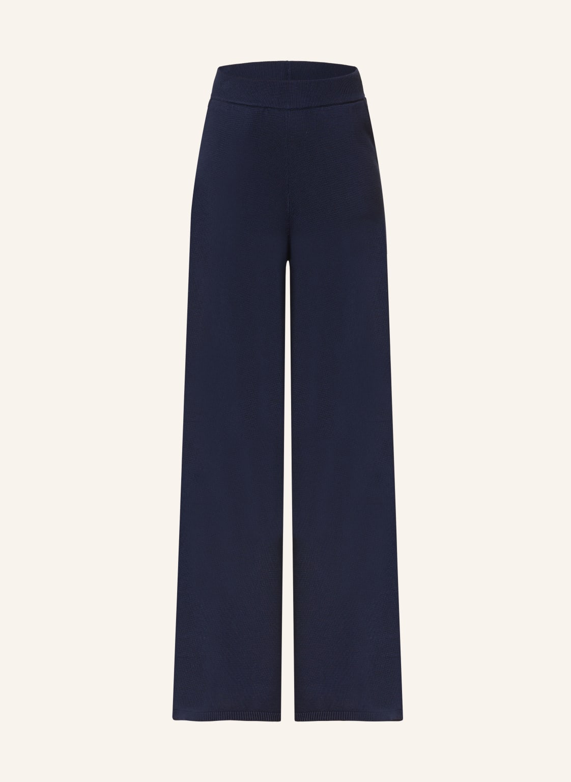 Claudie Pierlot Marlenehose Aus Strick blau von CLAUDIE PIERLOT