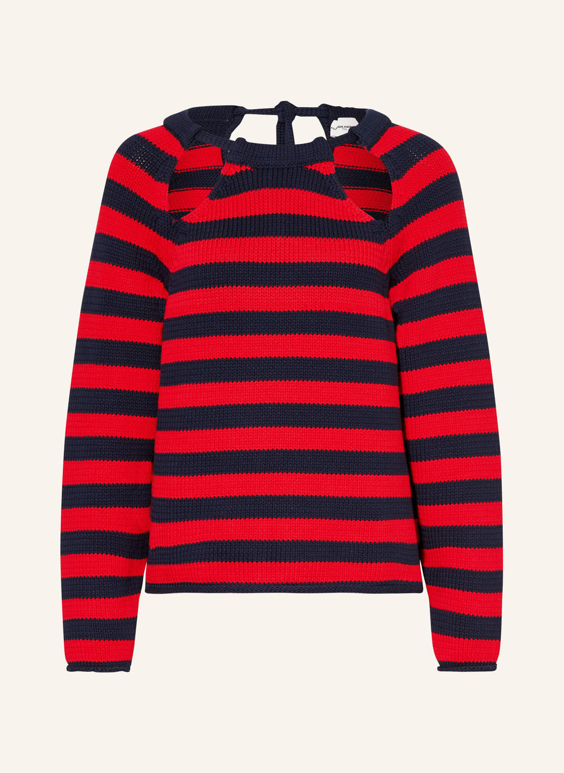 Claudie Pierlot Pullover Mit Cut-Outs blau von CLAUDIE PIERLOT