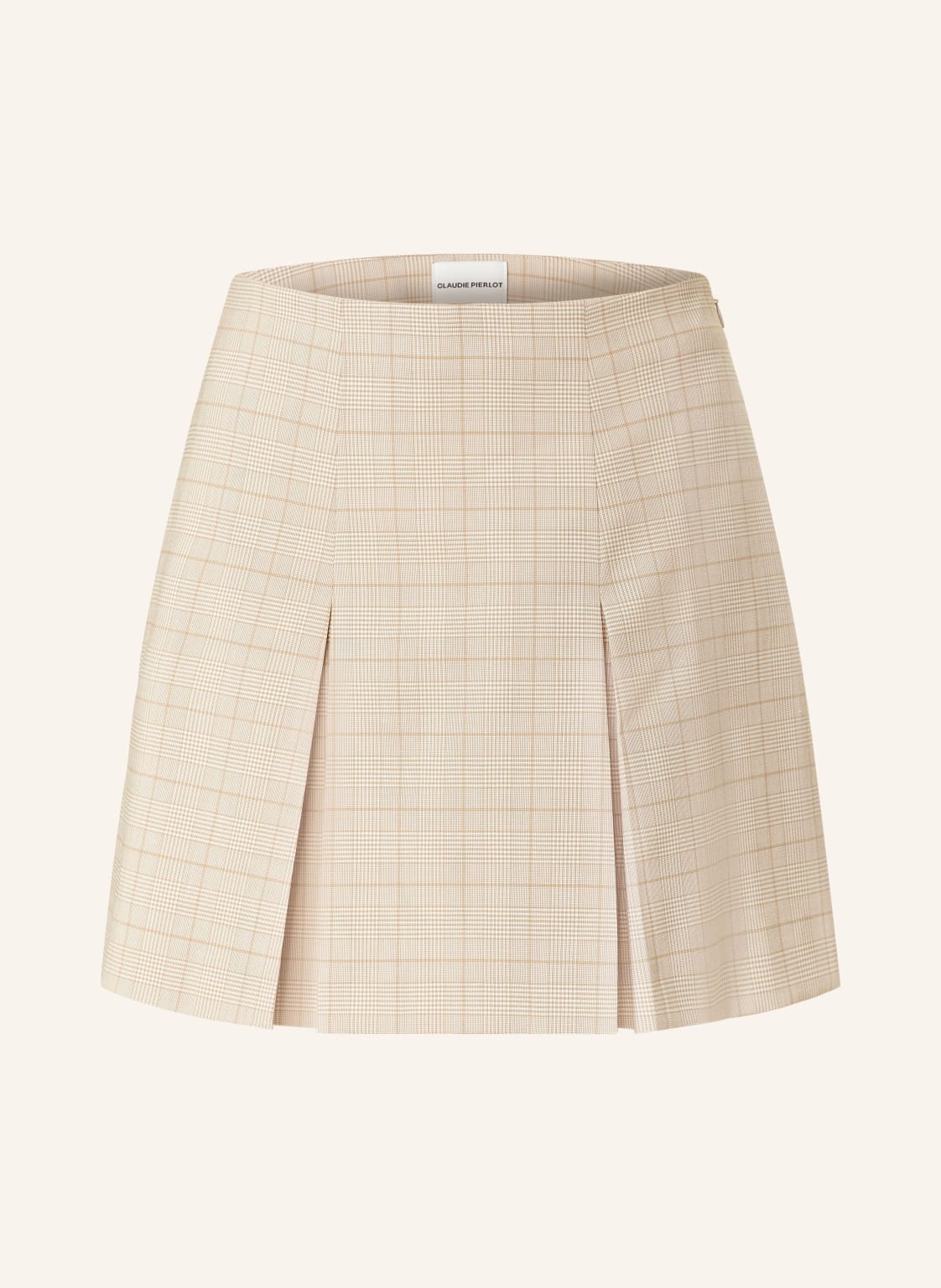 Claudie Pierlot Rock Mit Leinen beige von CLAUDIE PIERLOT