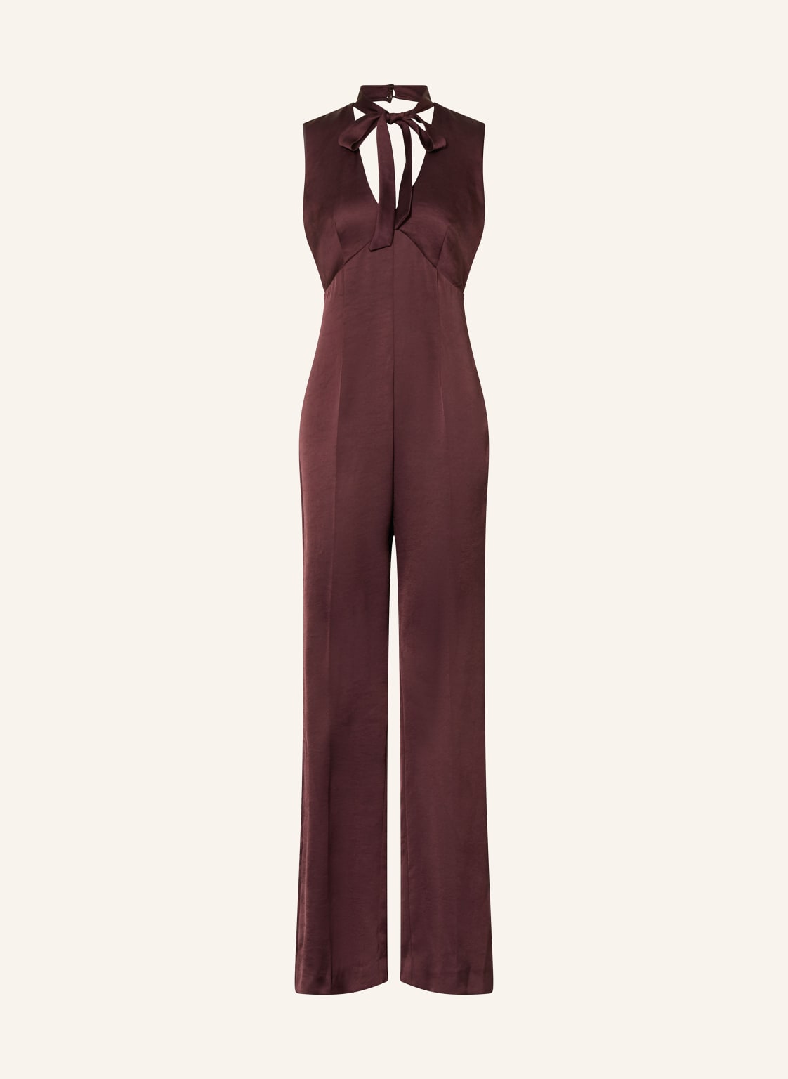 Claudie Pierlot Satin-Jumpsuit rot von CLAUDIE PIERLOT