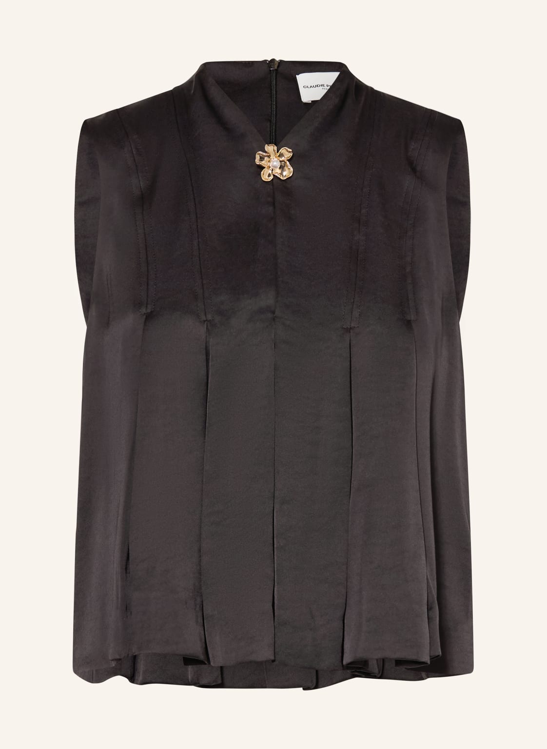 Claudie Pierlot Satintop schwarz von CLAUDIE PIERLOT