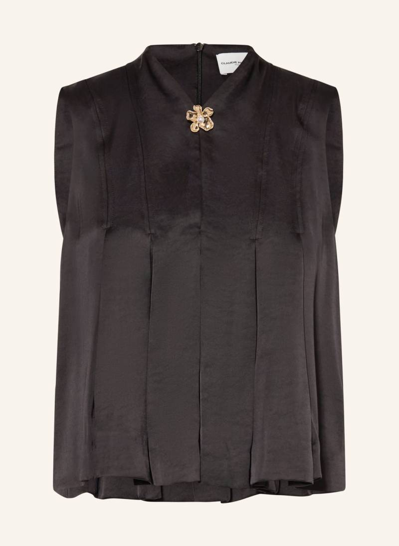 Claudie Pierlot Satintop schwarz von CLAUDIE PIERLOT