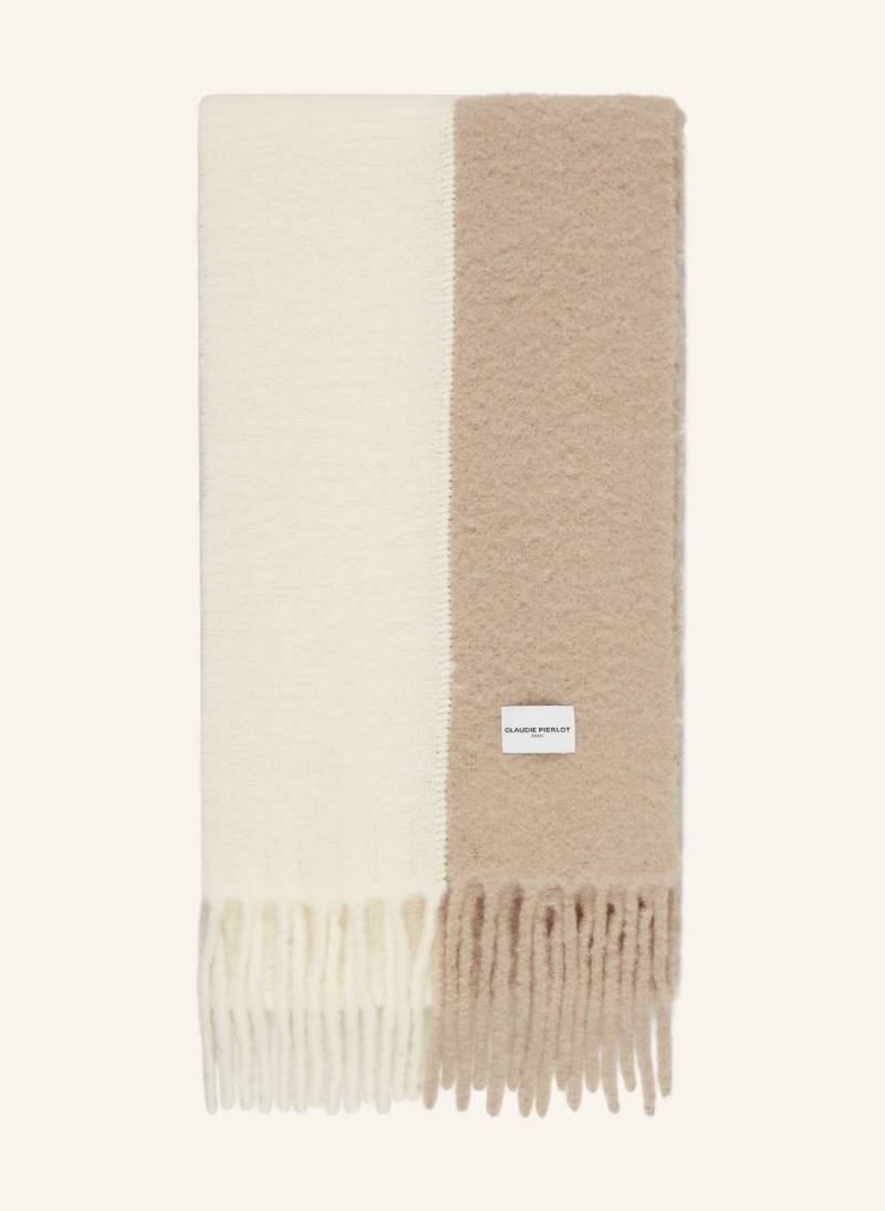 Claudie Pierlot Schal Mit Alpaka beige von CLAUDIE PIERLOT