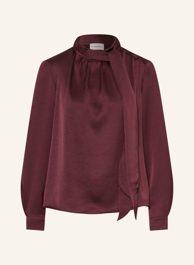 Claudie Pierlot Schluppenbluse Aus Satin rot von CLAUDIE PIERLOT