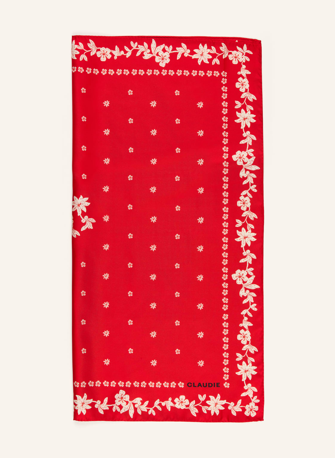 Claudie Pierlot Seidentuch rot von CLAUDIE PIERLOT