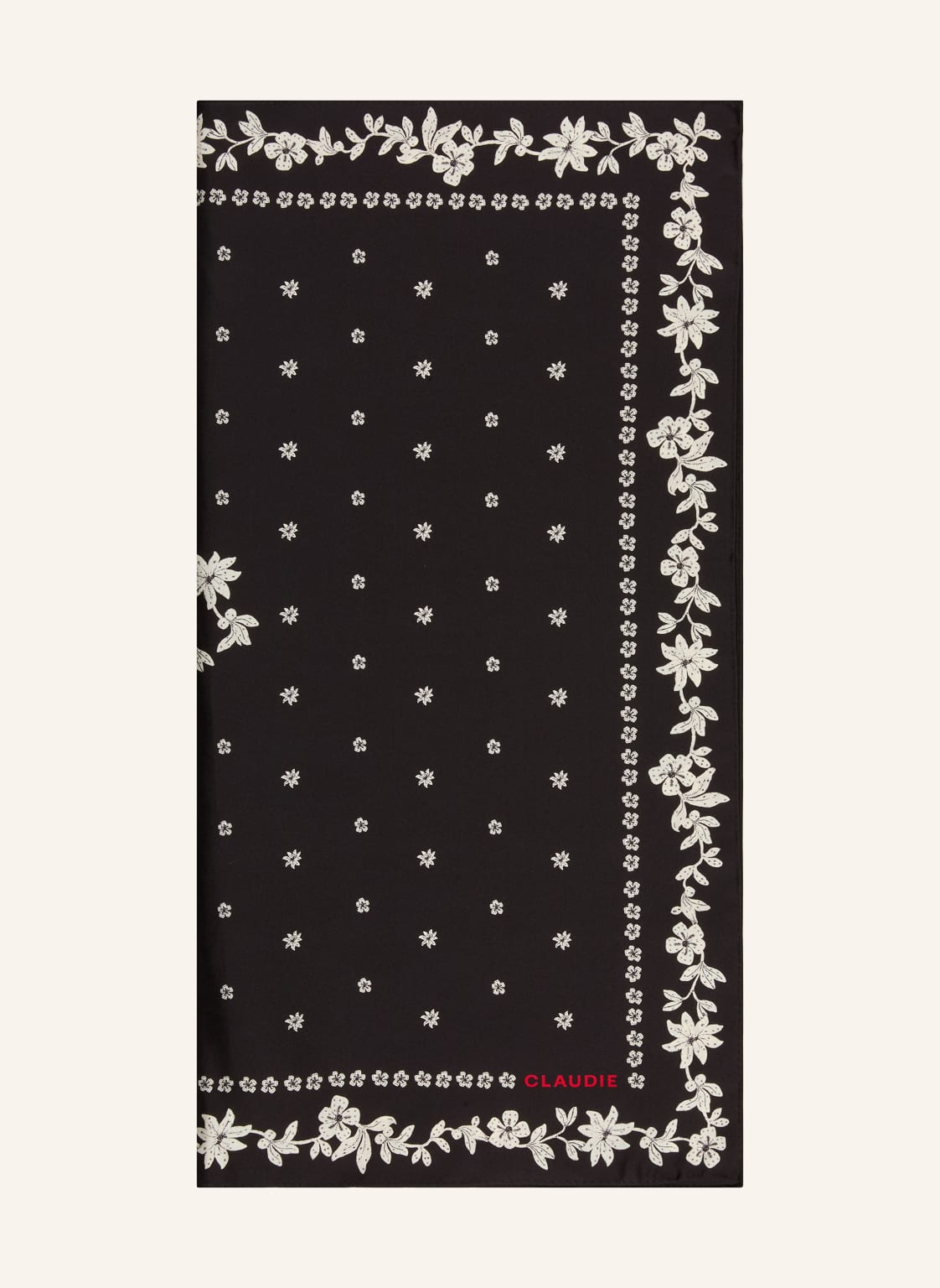 Claudie Pierlot Seidentuch schwarz von CLAUDIE PIERLOT