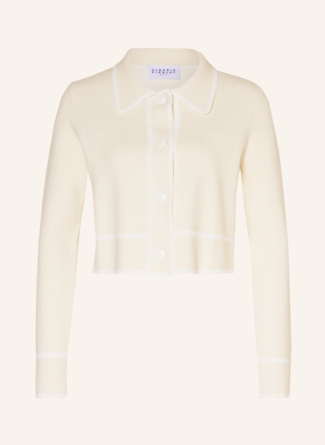 Claudie Pierlot Strickjacke weiss von CLAUDIE PIERLOT