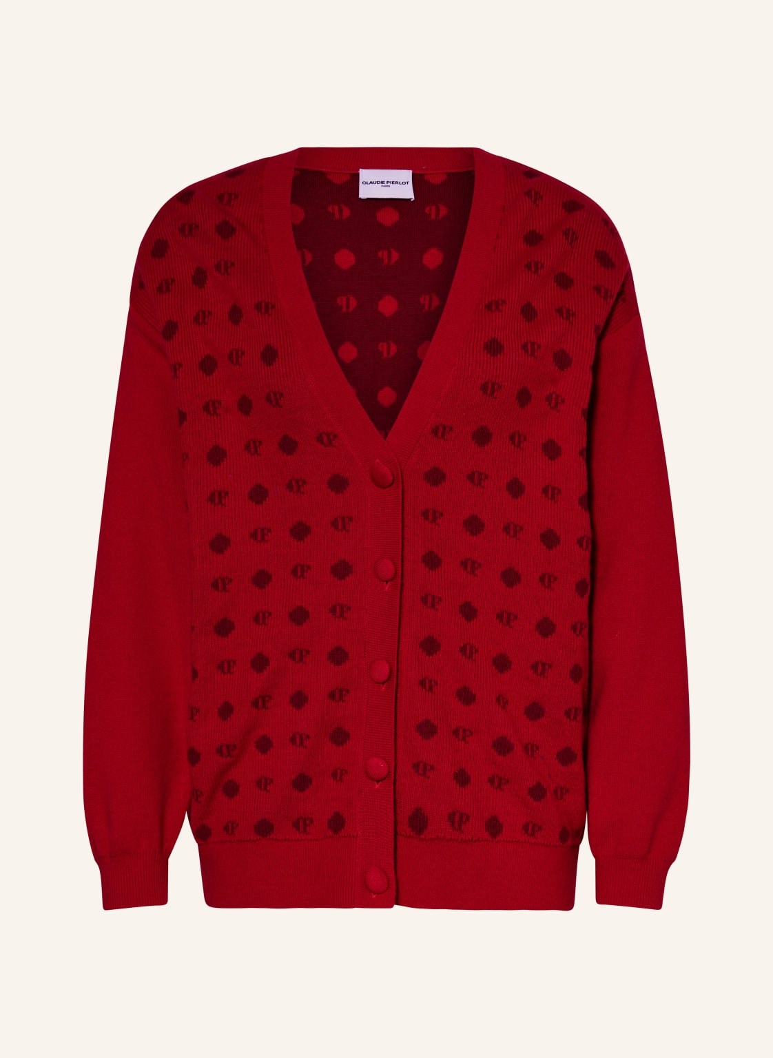 Claudie Pierlot Strickjacke rot von CLAUDIE PIERLOT