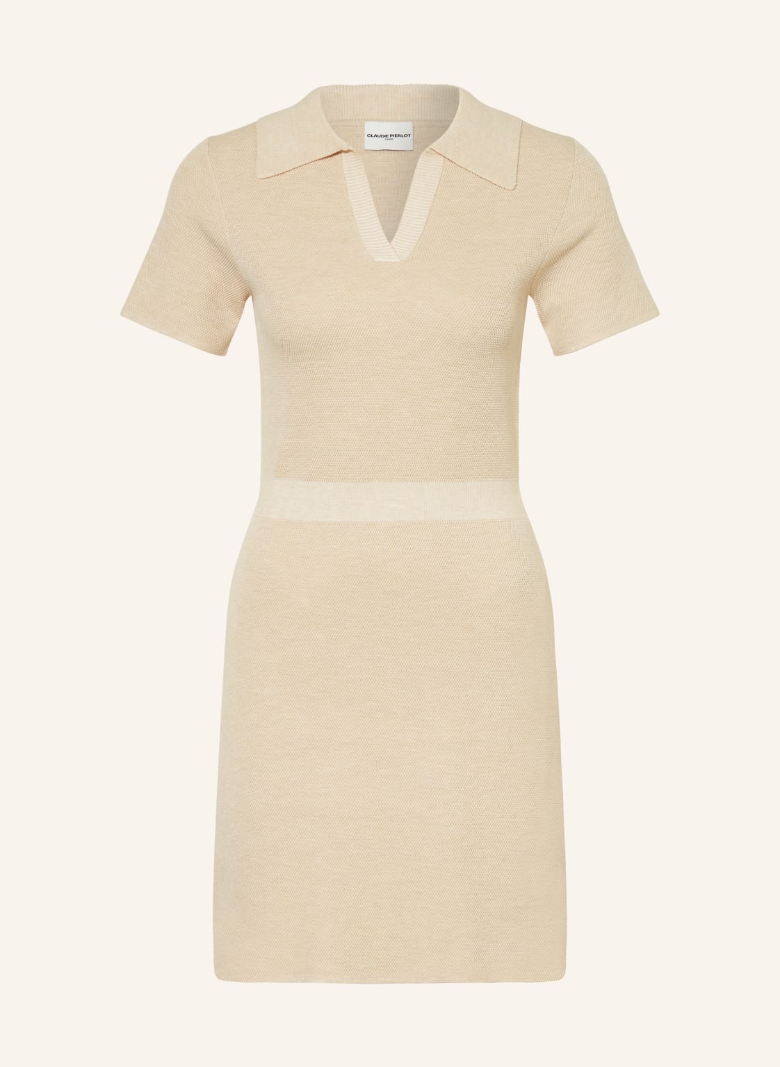 Claudie Pierlot Strickkleid beige von CLAUDIE PIERLOT