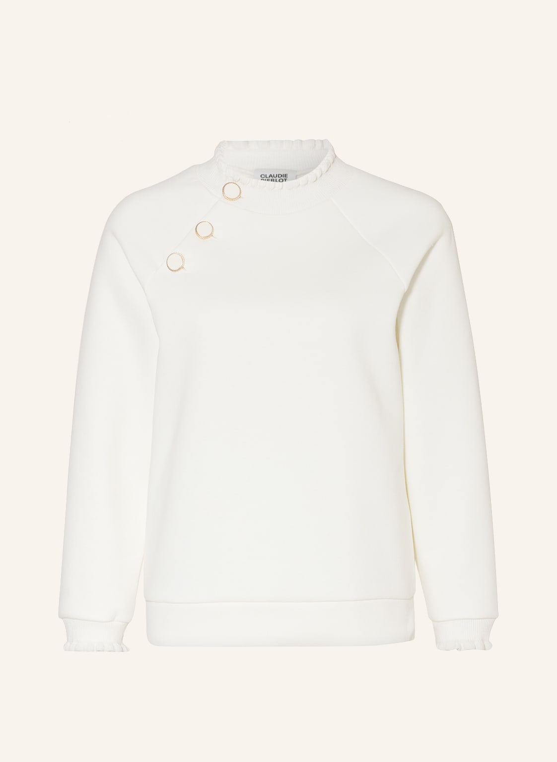 Claudie Pierlot Sweatshirt weiss von CLAUDIE PIERLOT