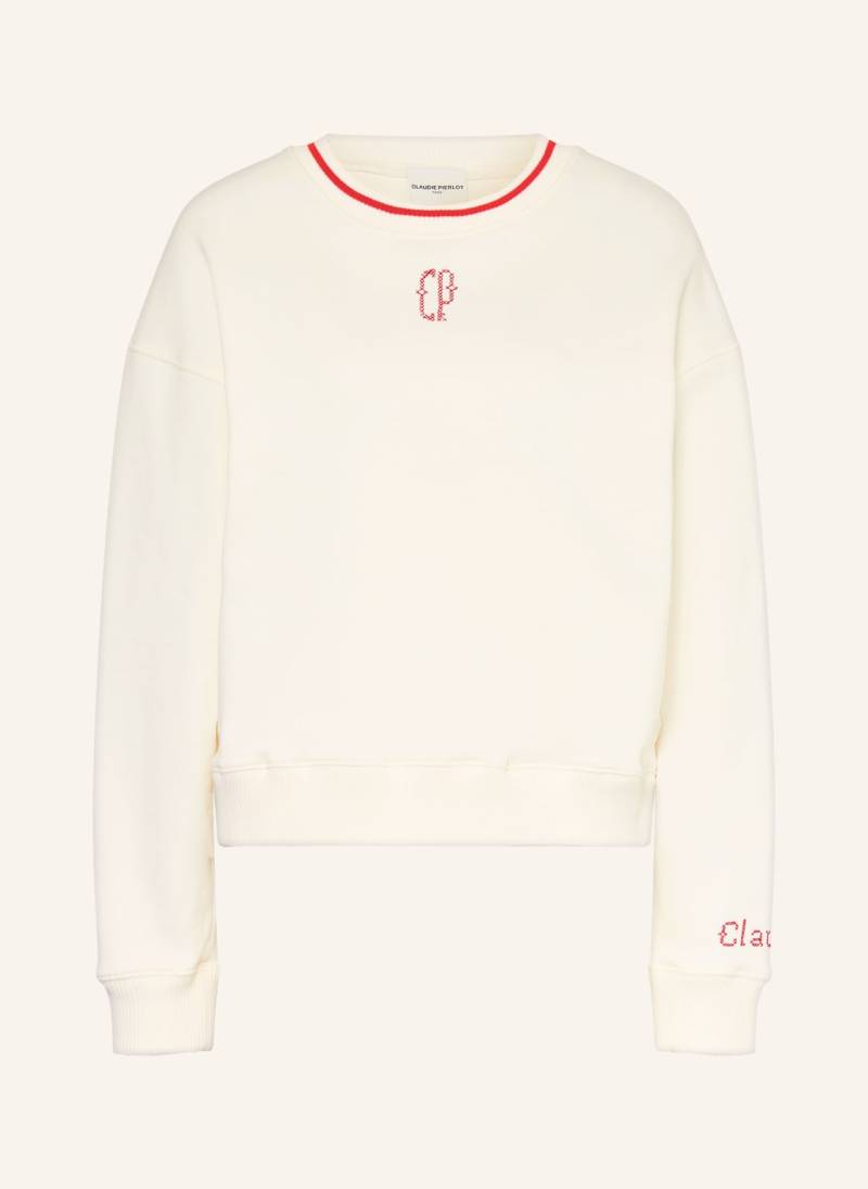 Claudie Pierlot Sweatshirt weiss von CLAUDIE PIERLOT