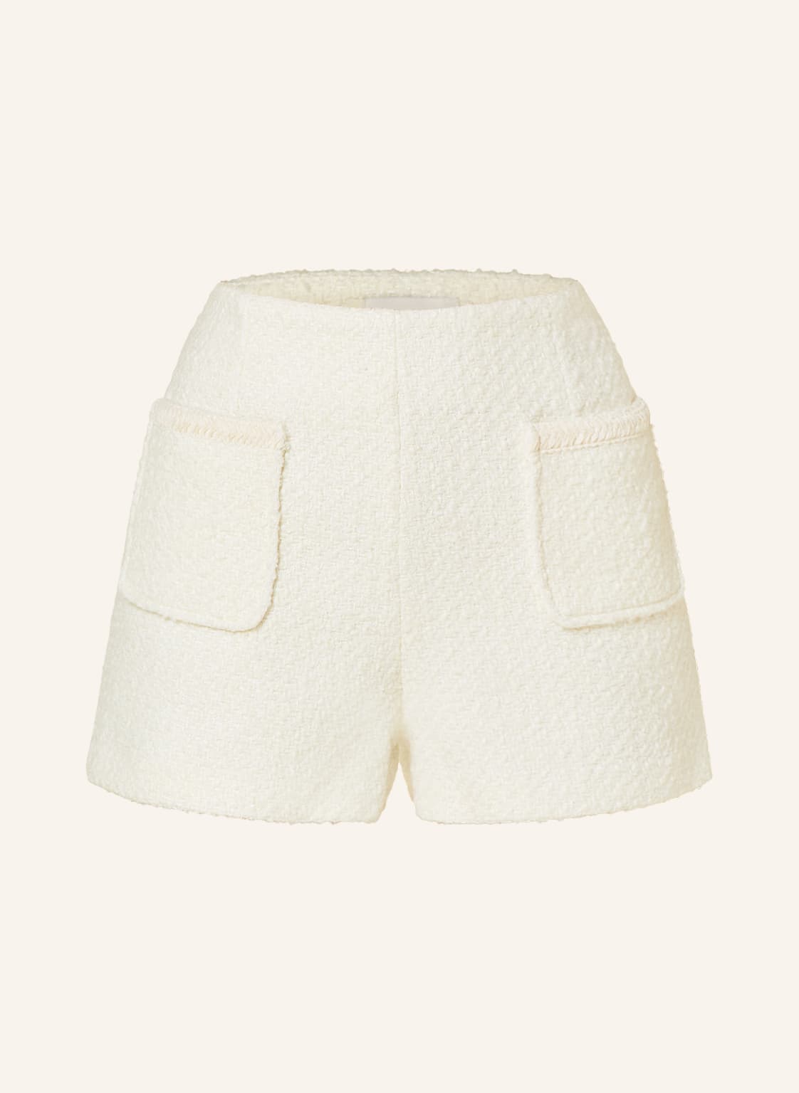 Claudie Pierlot Tweed-Shorts weiss von CLAUDIE PIERLOT