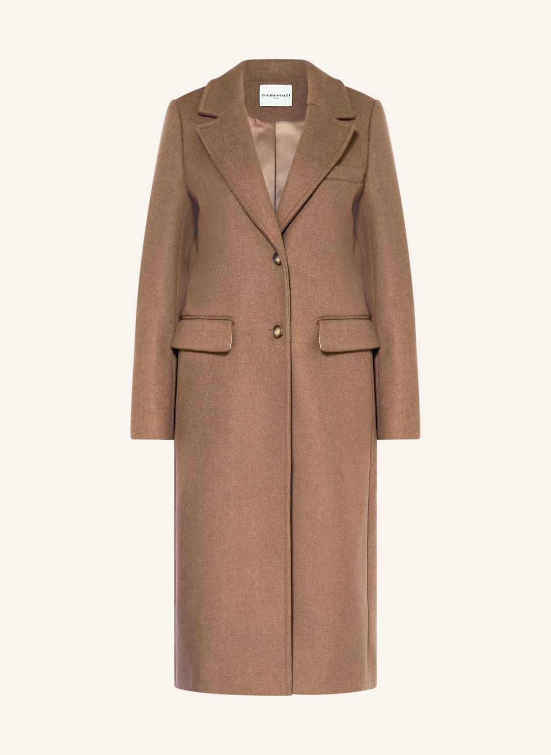 Claudie Pierlot Wollmantel beige von CLAUDIE PIERLOT