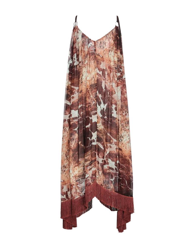 CLAUDIE Midi-kleid Damen Ziegelrot von CLAUDIE