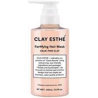 CLAY ESTHE - Fortifying Hair Mask Calm: Pink Clay 400ml von CLAY ESTHE