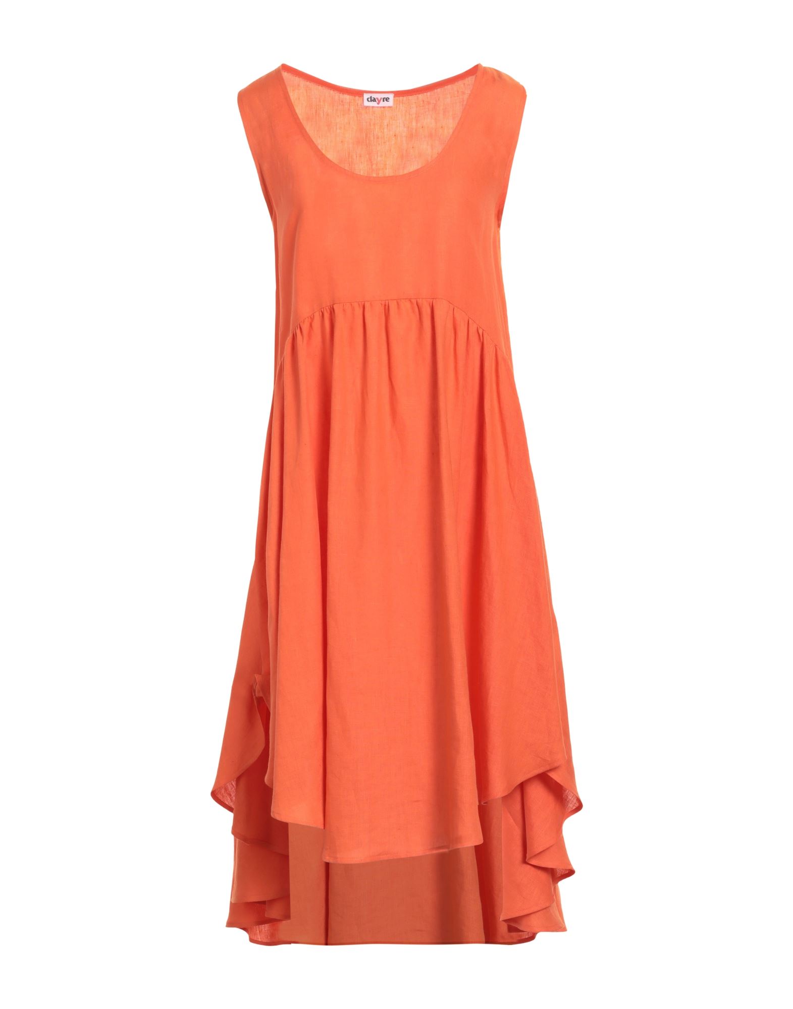CLAYRE Midi-kleid Damen Orange CLAYRE Midi-kleid Damen Orange von CLAYRE