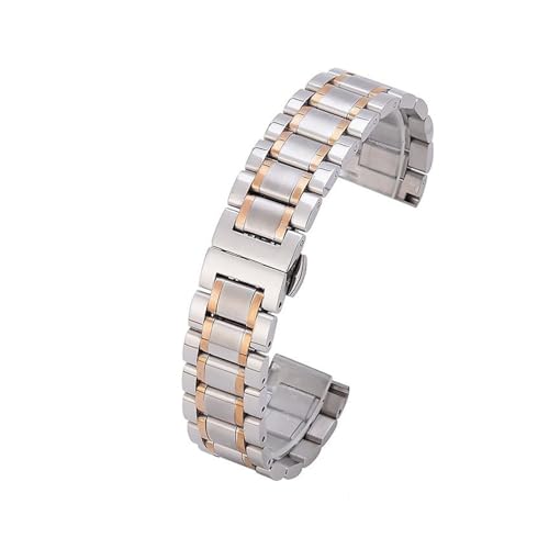 CLCLGOKKOH Edelstahl-Uhrenarmband for Damen Und Herren(B,19mm) von CLCLGOKKOH