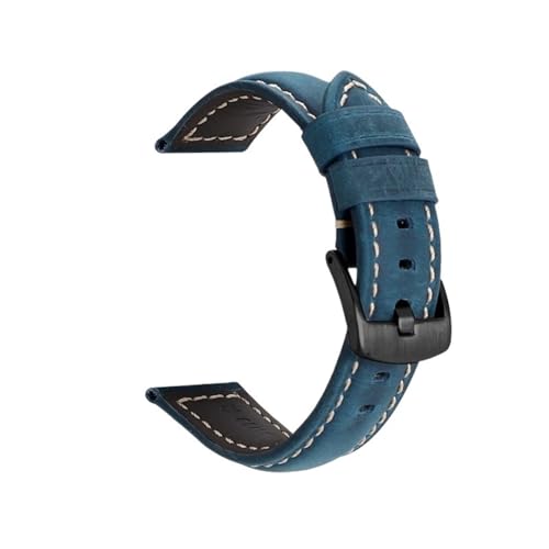 CLCLGOKKOH Herren- Und Damen-Lederarmbänder Mit Glänzender, Matter Bambusmaserung Schnellwechselfunktion(EE Black buckle,26mm) von CLCLGOKKOH