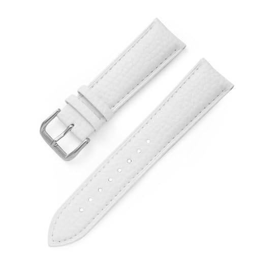 CLCLGOKKOH Lederarmband Mit Litschi-Narbung Und Dornschließe For Damen Herren, Weich Bequem, 12–24 Mm(C,18mm) von CLCLGOKKOH