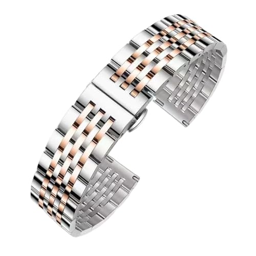 CLCLGOKKOH Massives Edelstahl-Uhrenarmband for Damen Und Herren(B,20mm) von CLCLGOKKOH