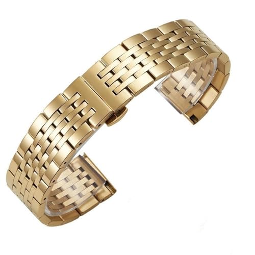 CLCLGOKKOH Sieben Solide Stahlbänder, Fünf Baht-Armbänder Mit Gebogener Schnittstelle, Edelstahlband(B,20mm) von CLCLGOKKOH