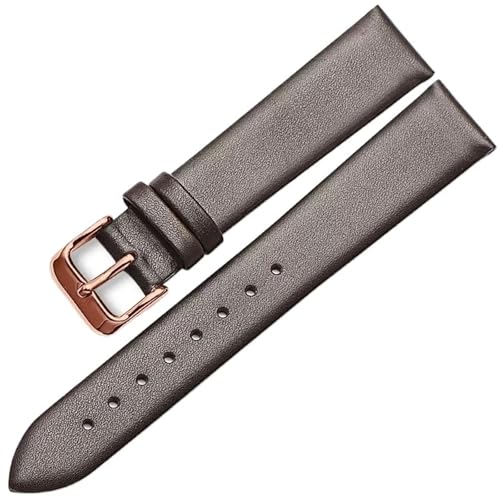 CLCLGOKKOH Ultradünnes Lederarmband For Männer Und Frauen, 12–22 Mm(V,12MM) von CLCLGOKKOH