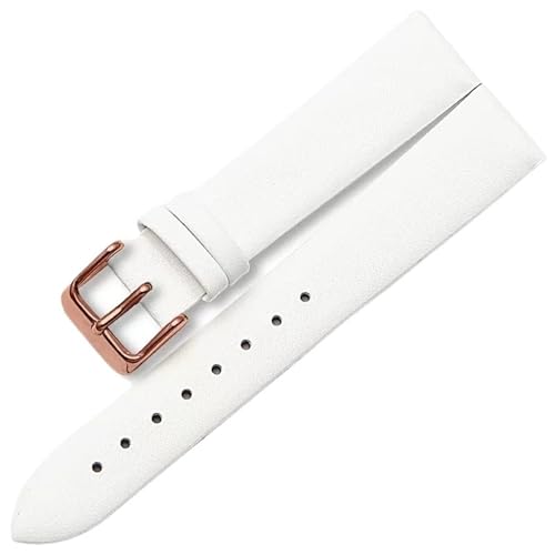 CLCLGOKKOH Ultradünnes Uhrenarmband Aus Echtem Leder 12/14/16/18/20/22 Mm Uhrenzubehör Universal-Uhrenarmband For Männer Und Frauen(F,20MM) von CLCLGOKKOH