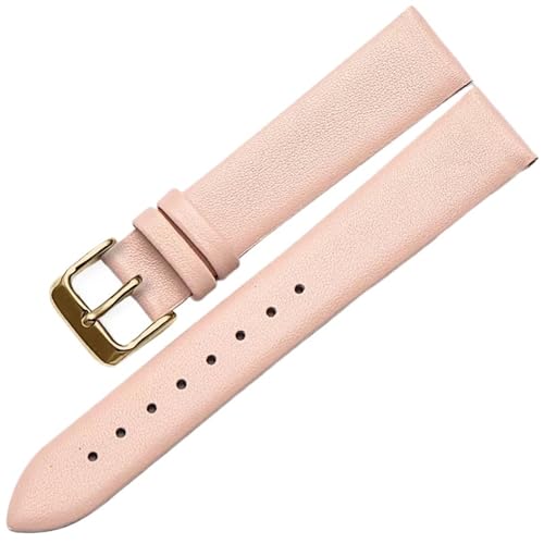 CLCLGOKKOH Ultradünnes Uhrenarmband Aus Reinem Leder For Damen Und Herren(F,22MM) von CLCLGOKKOH